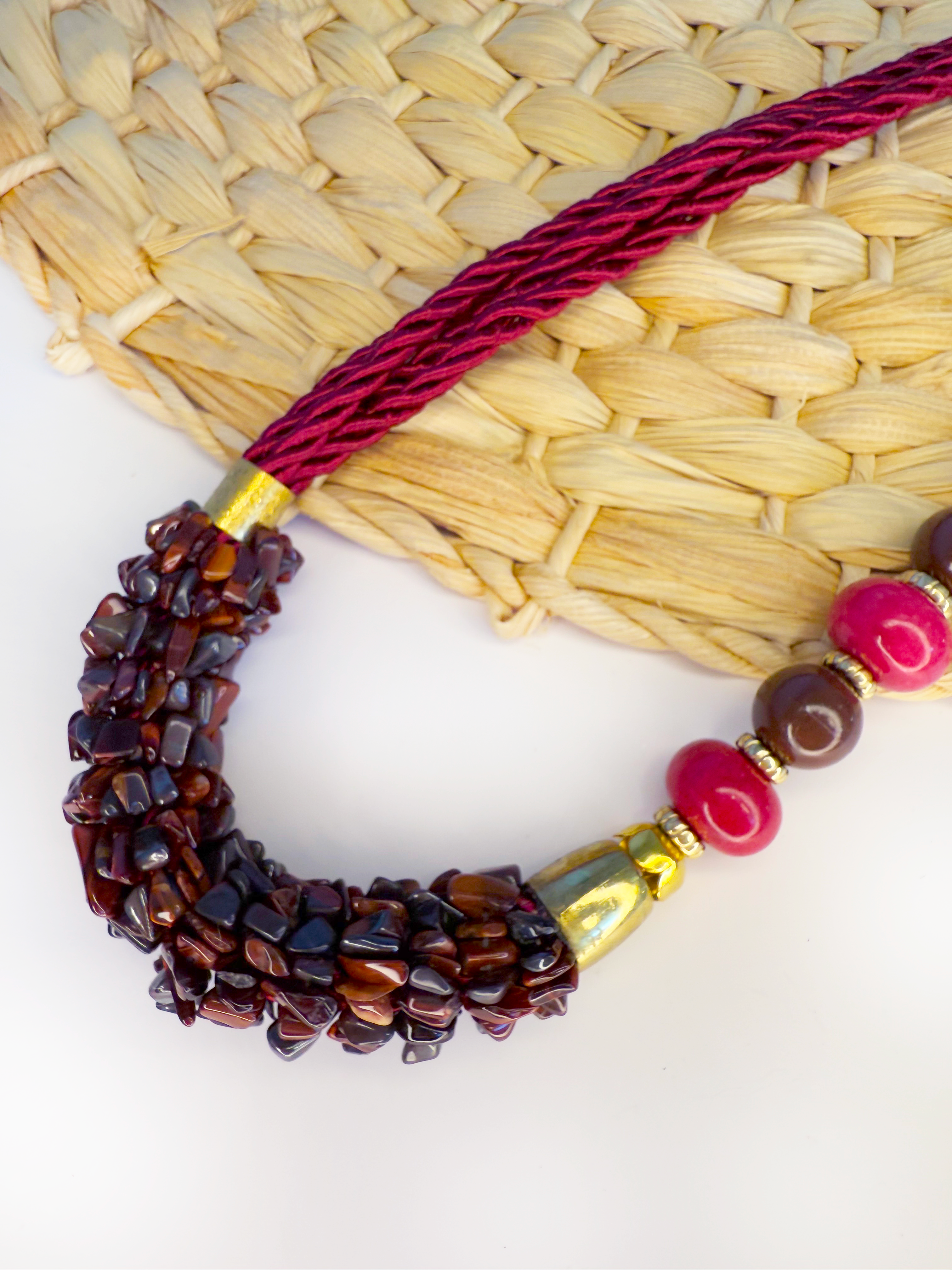 Earthbound Grace Necklace - Handmade & Adjustable