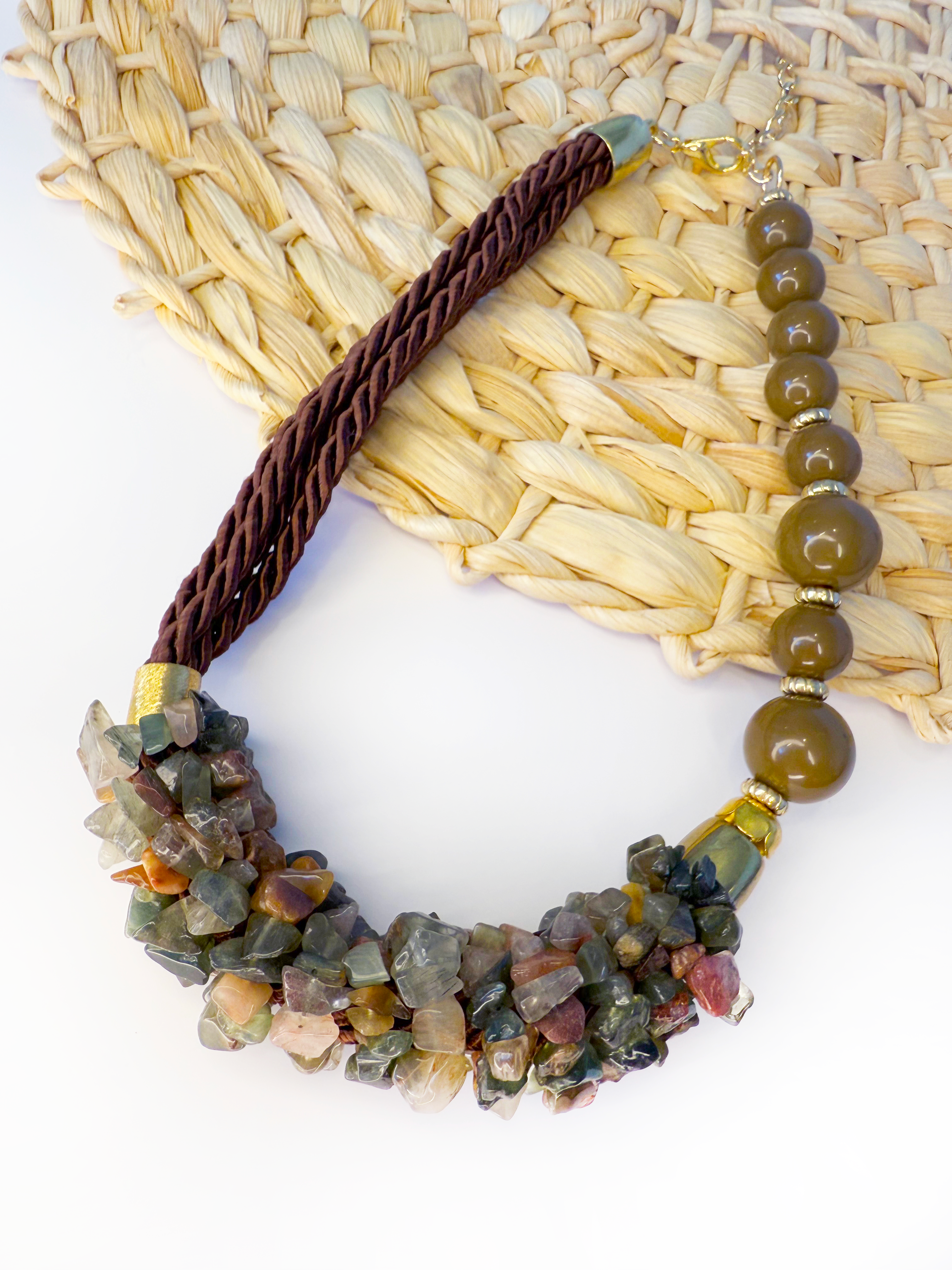 Earthbound Grace Necklace - Handmade & Adjustable