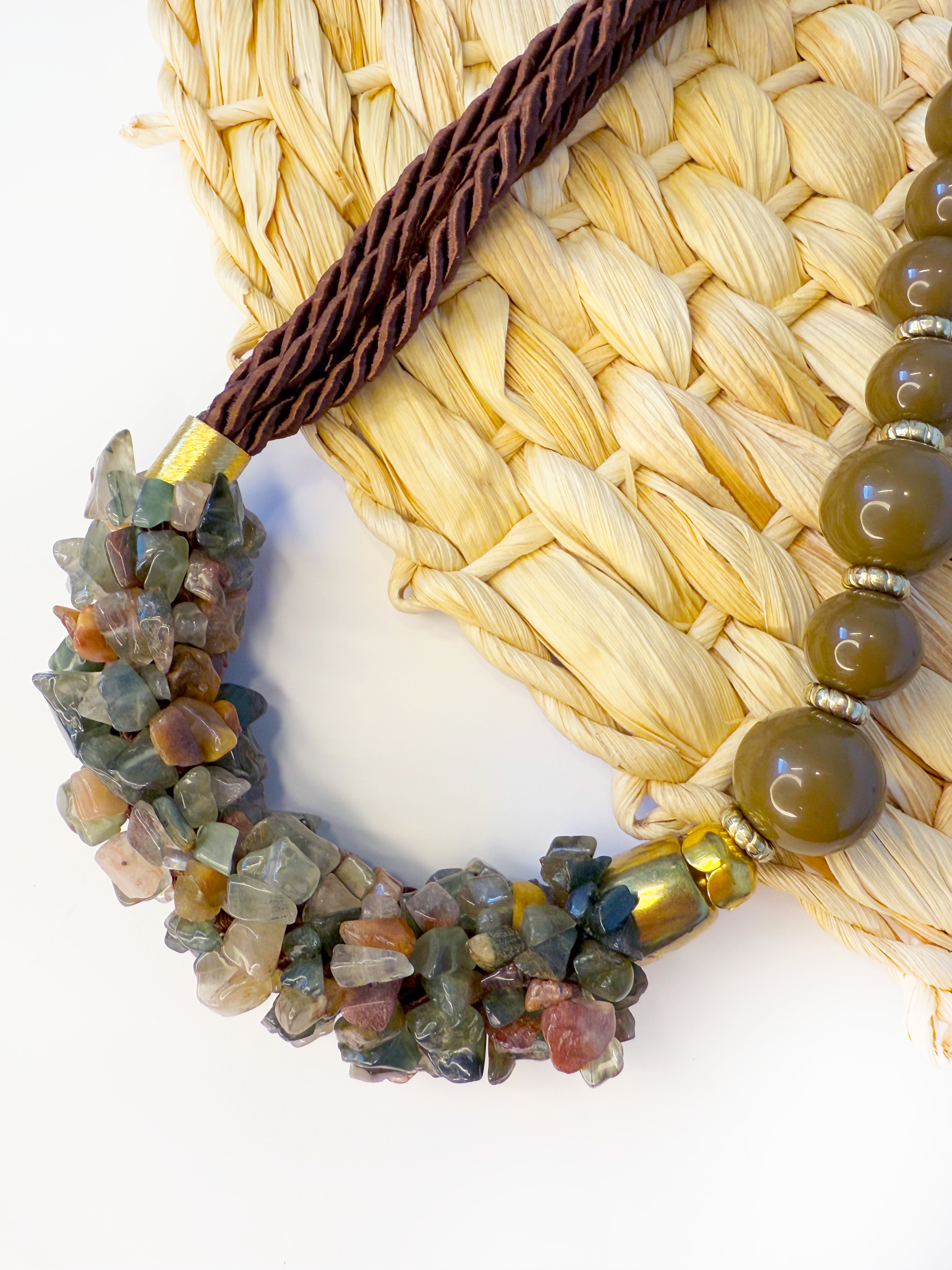 Earthbound Grace Necklace - Handmade & Adjustable