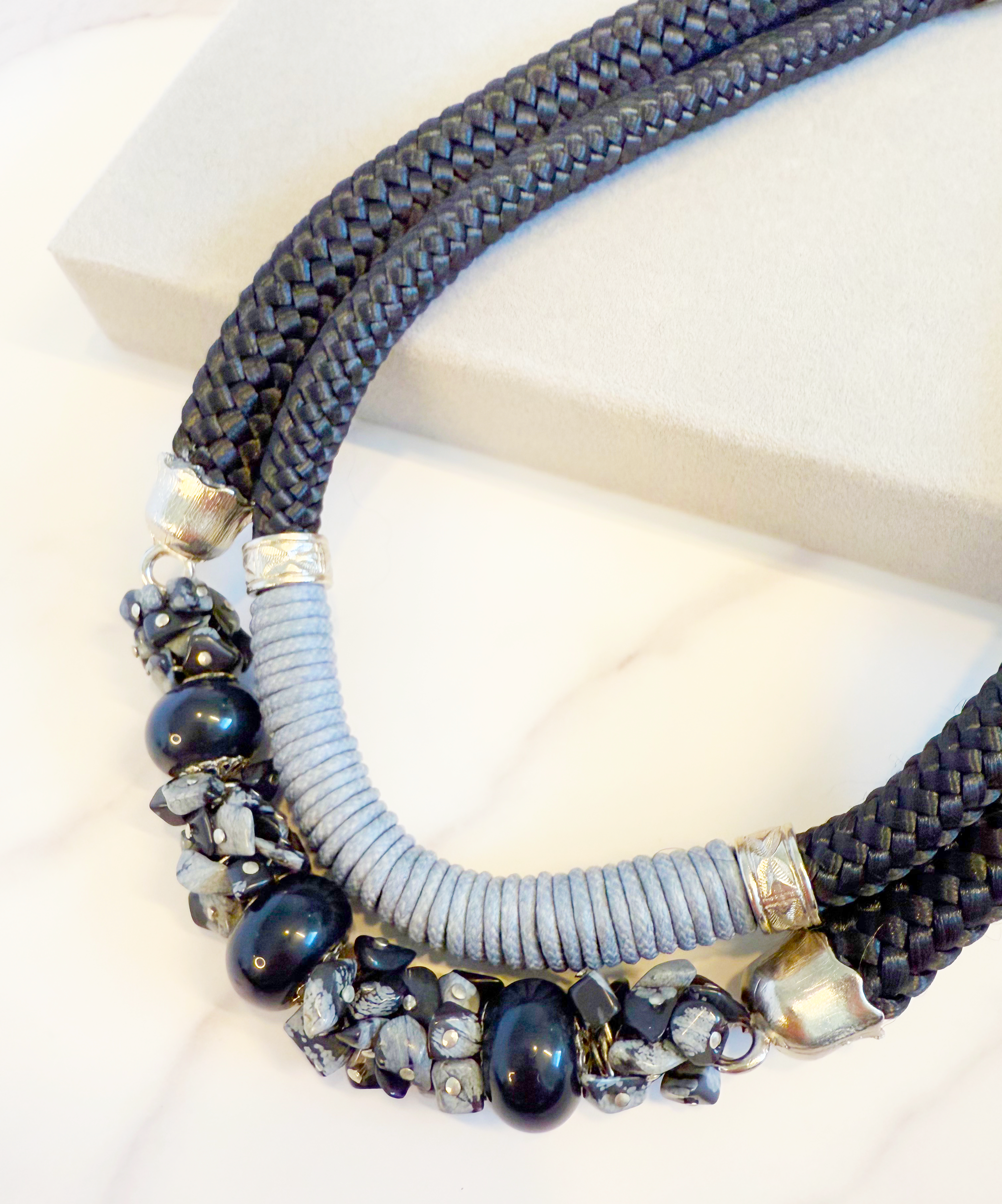Timeless Gravel Necklace - Handmade & Adjustable