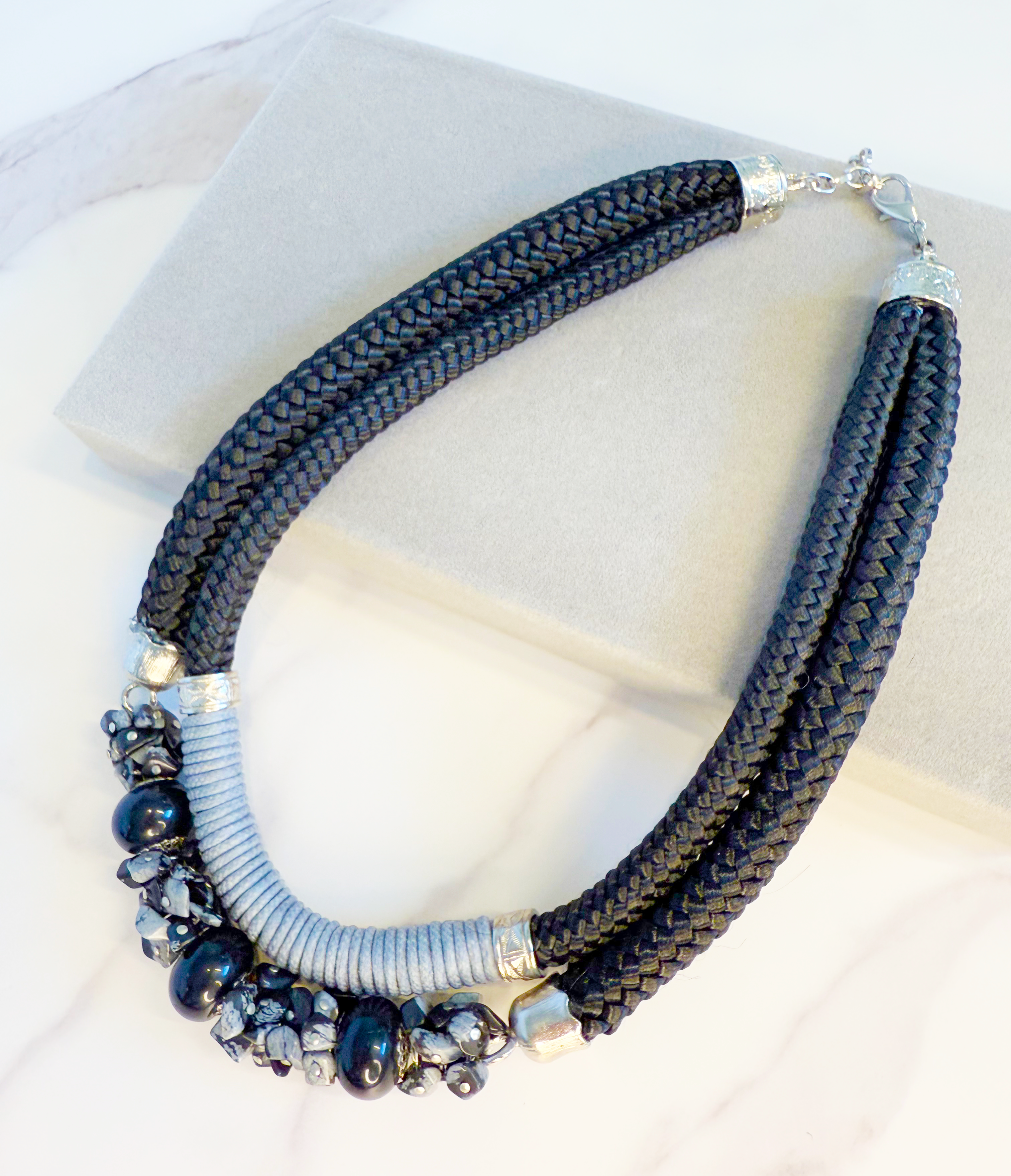 Timeless Gravel Necklace - Handmade & Adjustable