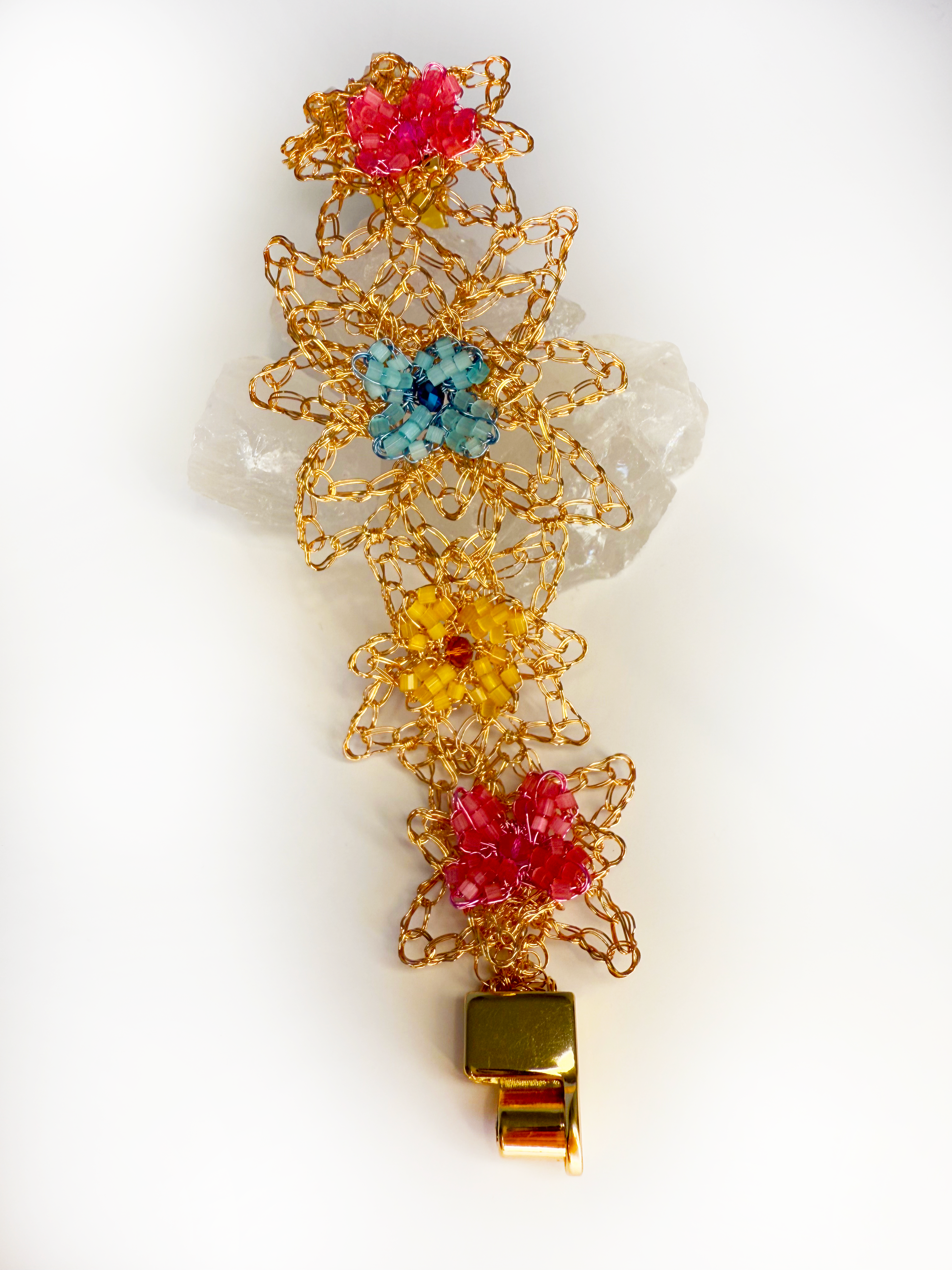 Maxi Floral Dream Bracelet - Handcrafted Art