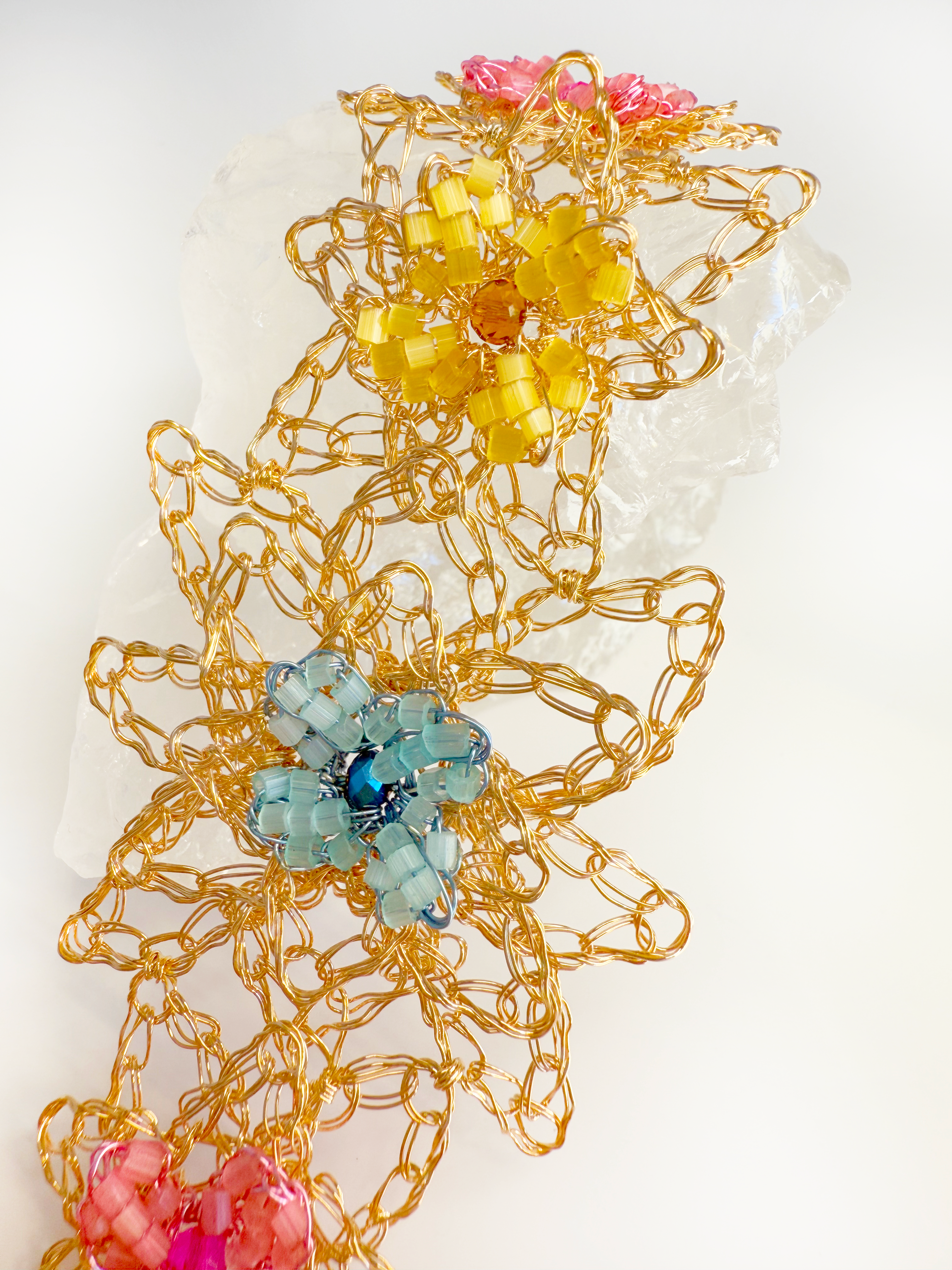 Maxi Floral Dream Bracelet - Handcrafted Art