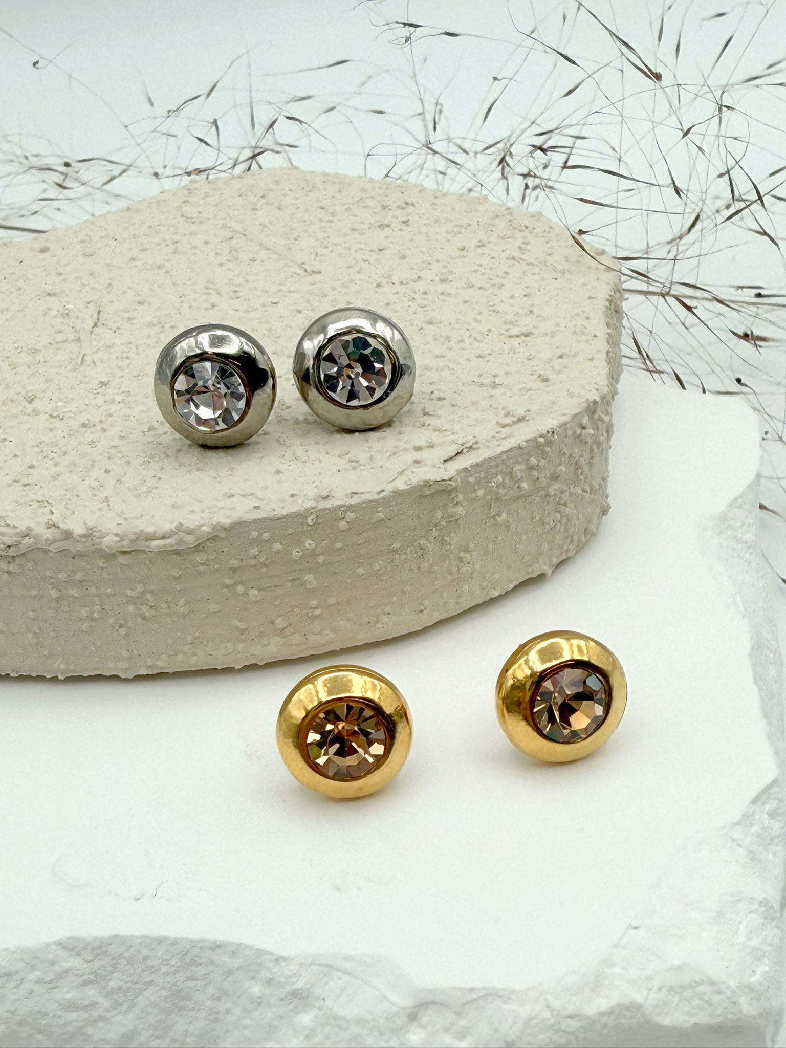 Everyday Crystal Stud Earrings