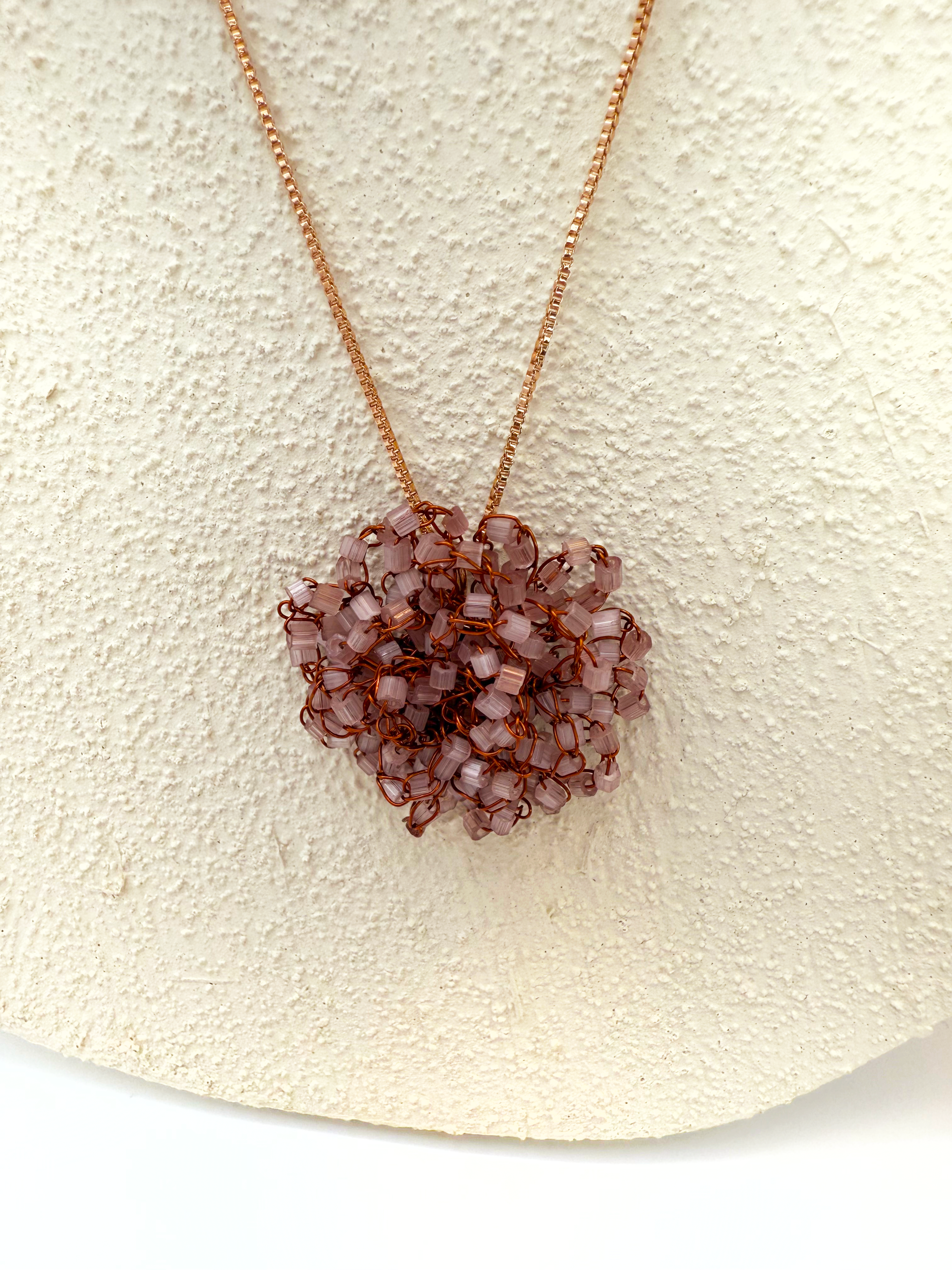 Radiant Crochet Adjustable Necklace - Handcrafted & Adjustable