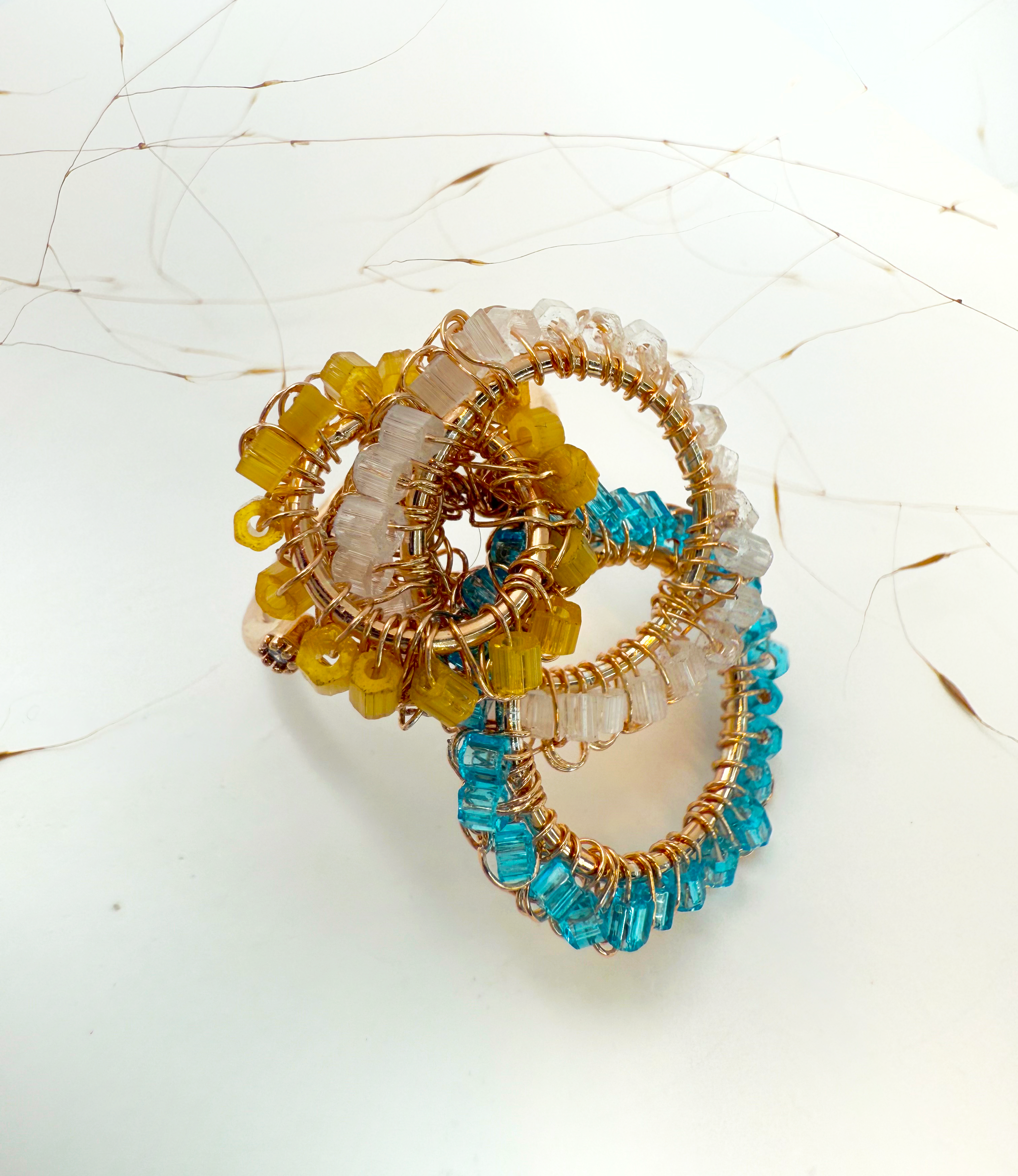 Aurora Loops Ring - Handmade & Adjustable