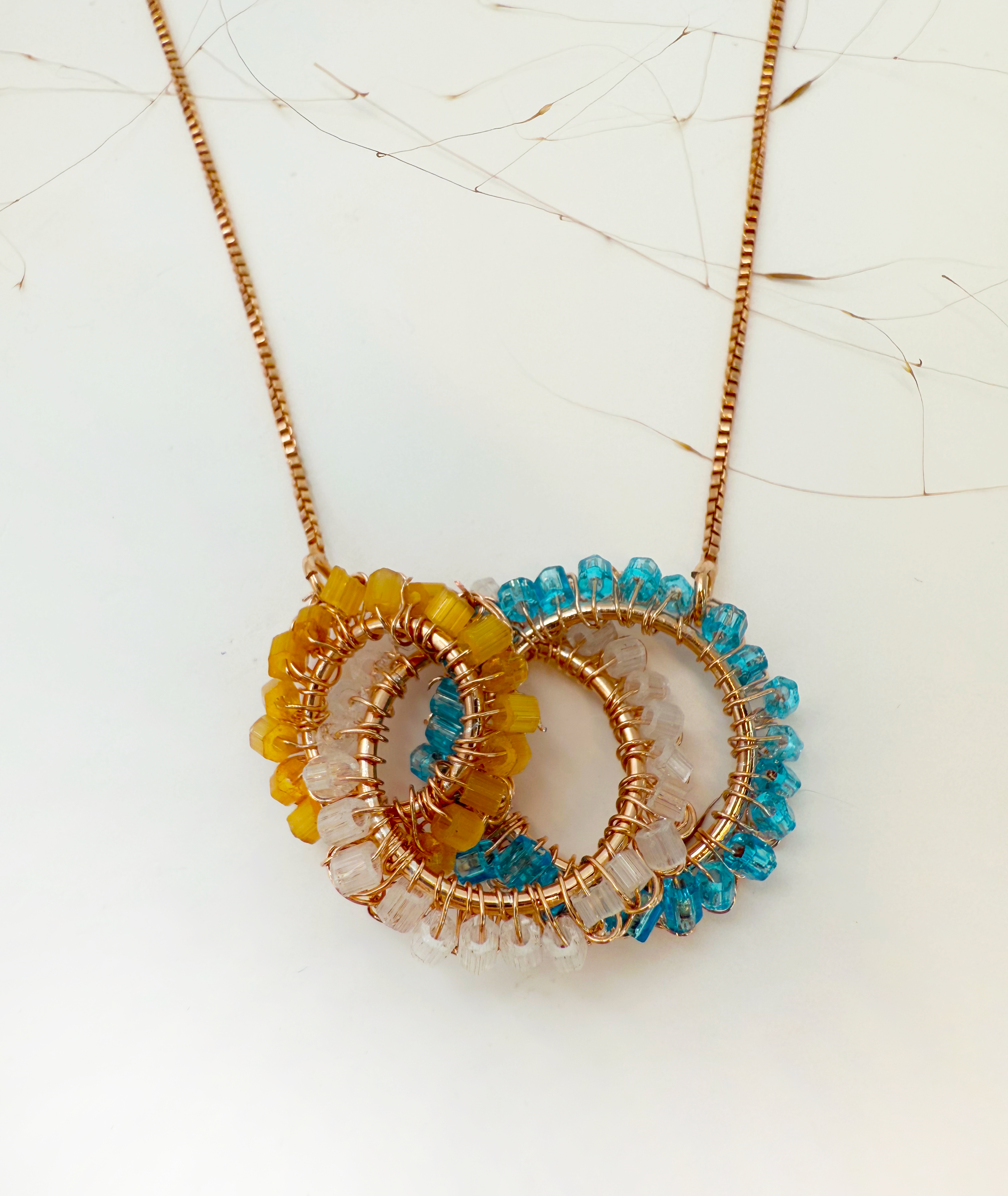 Aurora Loops Necklace - Handmade & Adjustable