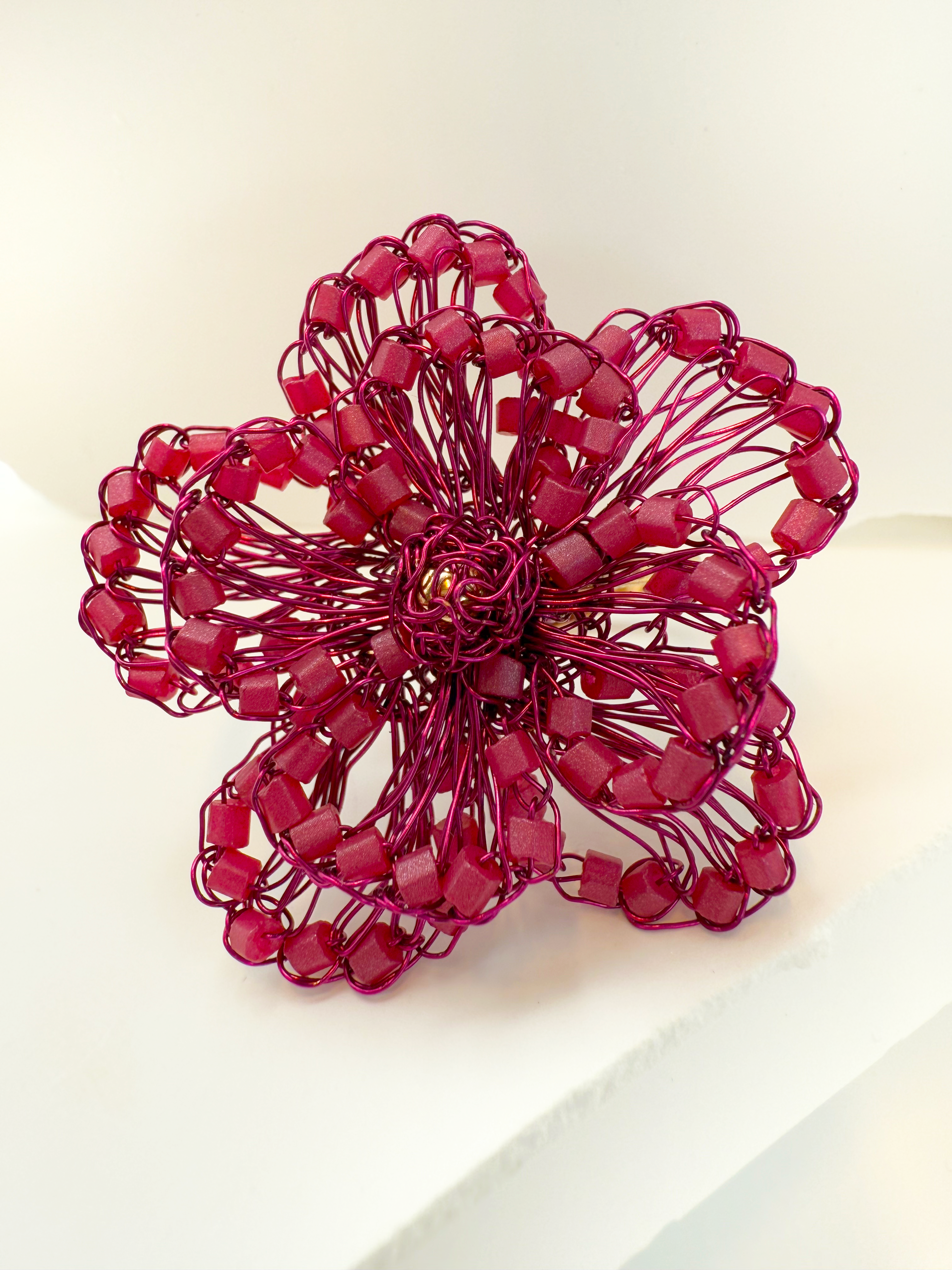Florata Maxi Bloom Ring – Adjustable & Handcrafted Crochet