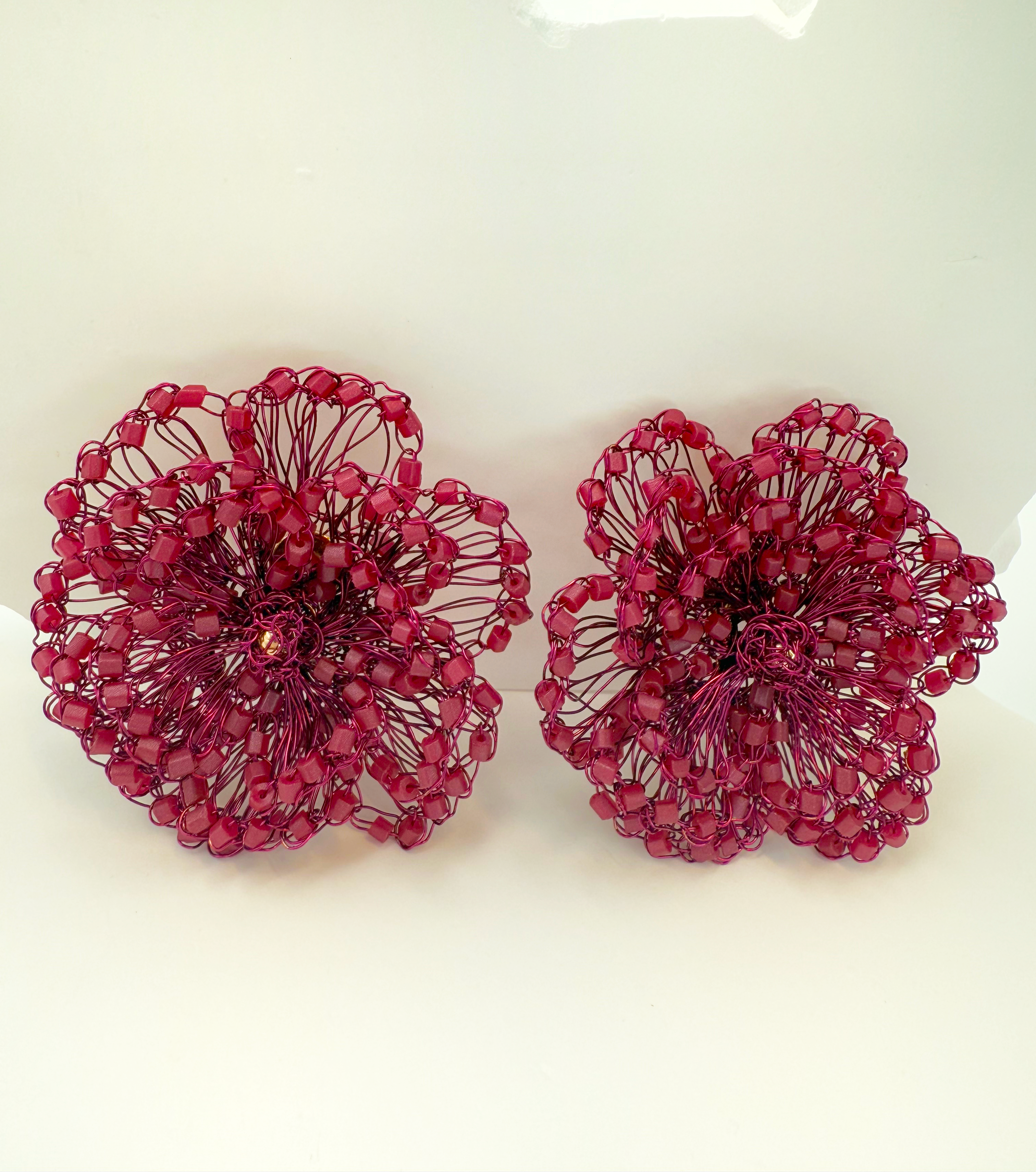 Florata Maxi Bloom Earring - Handcrafted Crochet.
