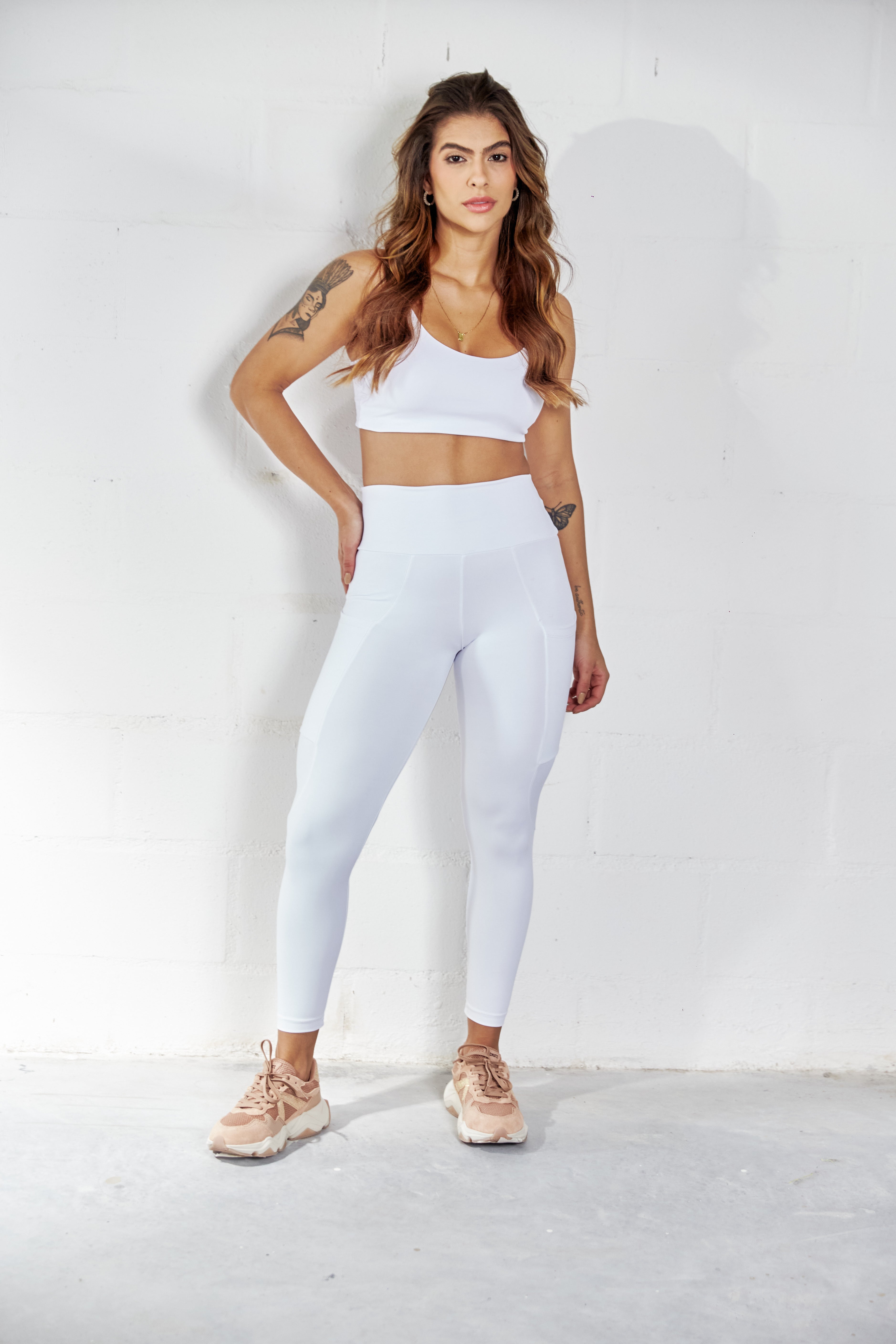 Everyday Sculpt Pocket Leggings - High Rise 7/8" Double-Lined with Side Pockets and Compression Fit