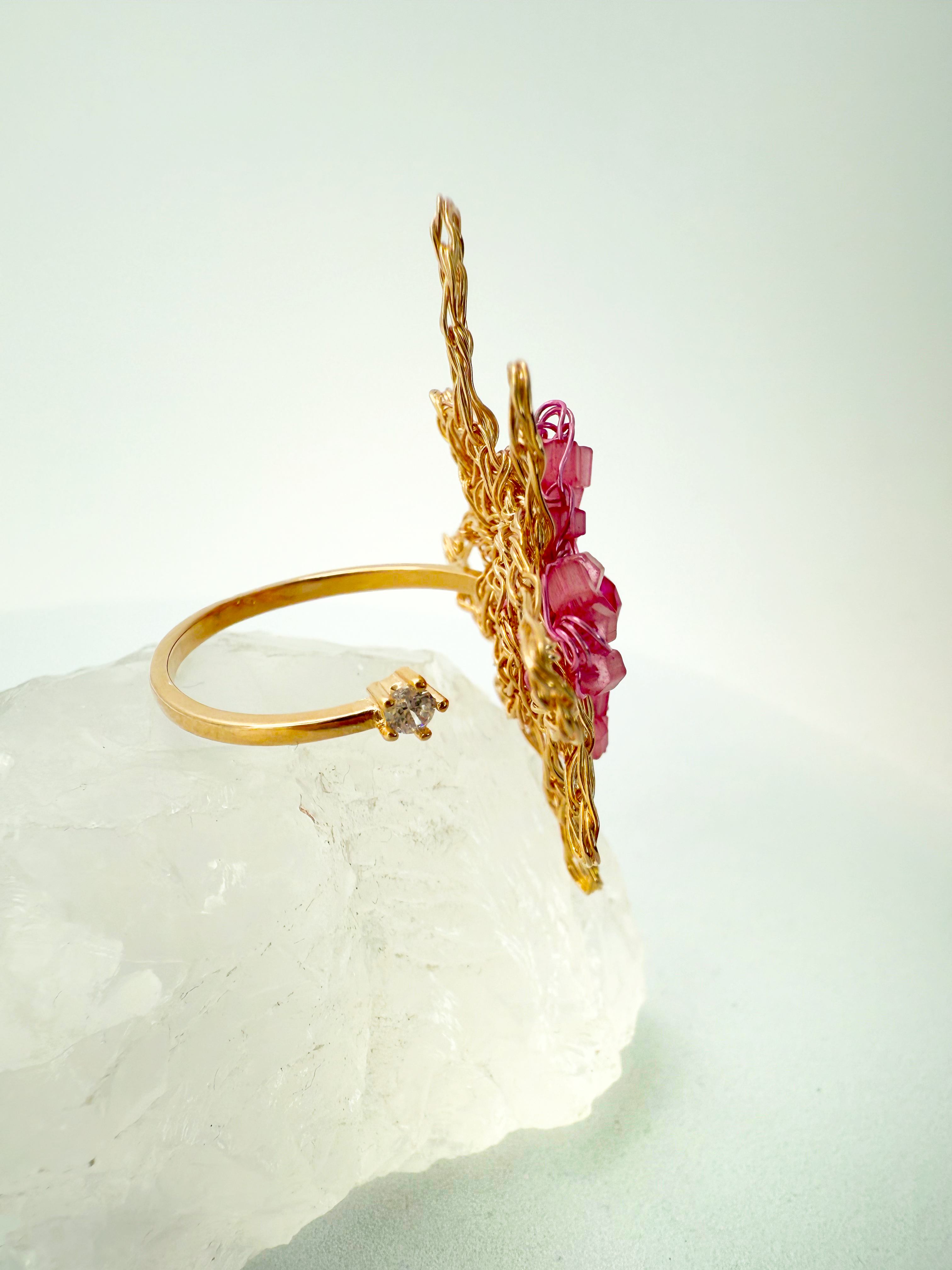 Floral Dream Ring - Handcrafted &amp; Adjustable